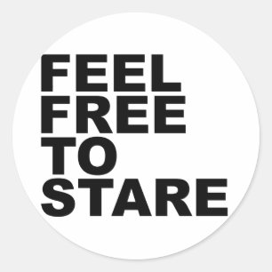 Sticker Rond n'hésitez pas à regarder