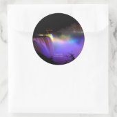 Sticker Rond Niagara Falls, Dancing Lights, (Sac)
