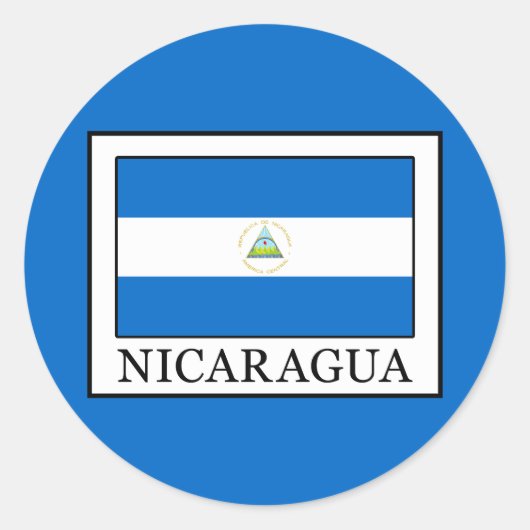 Sticker Rond Nicaragua (Devant)