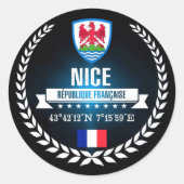 Sticker Rond Nice (Devant)