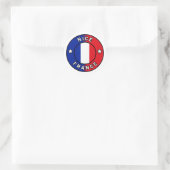 Sticker Rond Nice France (Sac)