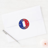 Sticker Rond Nice France (Enveloppe)