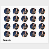 Sticker Rond Nick Blue Eyezz (Feuille)