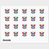 Sticker Rond Nickerson Family Crest (Feuille)