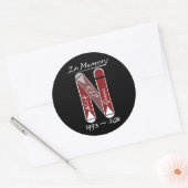Sticker Rond NickStickerBlackLarge (Enveloppe)