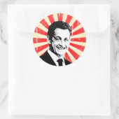 Sticker Rond Nicolas Sarkozy (Sac)