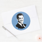 Sticker Rond Nicolas Sarkozy (Enveloppe)