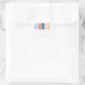 Sticker Rond Nicu Nurse (Sac)