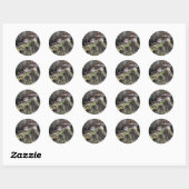Sticker Rond nid de tigre (Feuille)