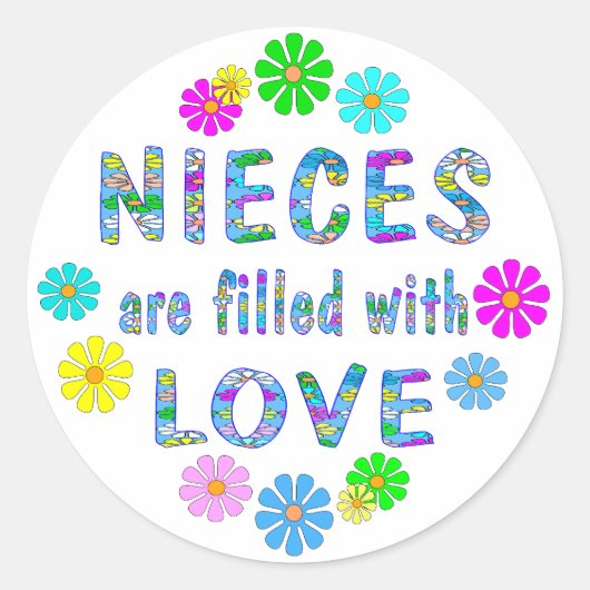 Sticker Rond Nièce (Devant)