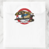 Sticker Rond Nieuport 11 (Sac)