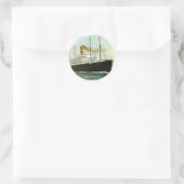 Sticker Rond Nieuw Amsterdam de 1906 (Sac)