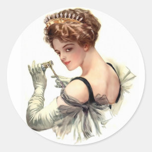 Sticker Rond Night at the Opera