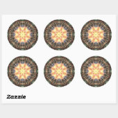 Sticker Rond nightview (Feuille)
