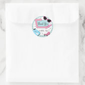 Sticker Rond N'importe quel âge, anniversaire rétro des années  (Sac)