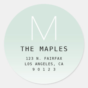 Sticker Rond N'importe quel Arrière - plan de dégradé de couleu