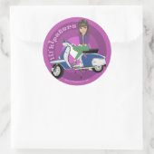 Sticker Rond Nina (Sac)