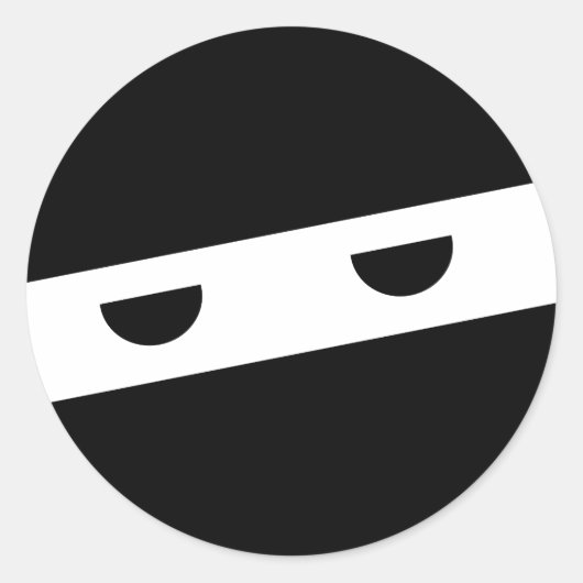 Sticker Rond Ninja (Devant)