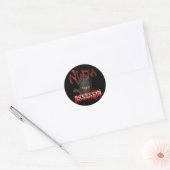 Sticker Rond Ninja Assassin (Enveloppe)