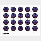 Sticker Rond Ninja Assassin (Feuille)
