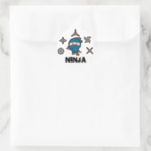 Sticker Rond Ninja Boy (Sac)