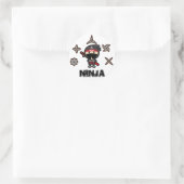 Sticker Rond Ninja Boy (Sac)