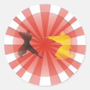 Sticker Rond Ninja Dreaming