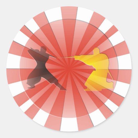 Sticker Rond Ninja Dreaming (Devant)