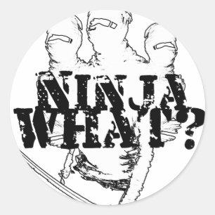 STICKER ROND NINJA QUOI ?