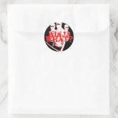STICKER ROND NINJA QUOI ? (Sac)