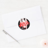 STICKER ROND NINJA QUOI ? (Enveloppe)