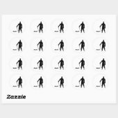 Sticker Rond Ninjas (Feuille)