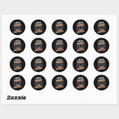 Sticker Rond Niveau 4e Débloqué Jeu Sur Retour en 4e (Feuille)