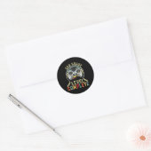 Sticker Rond Niveau de niveau complet Gamer 3e grade Gi (Enveloppe)