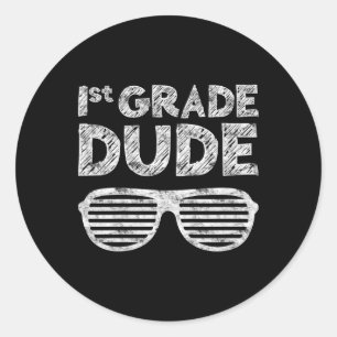 Sticker Rond Niveau D'Études De Deuxième Année Retour À L'École