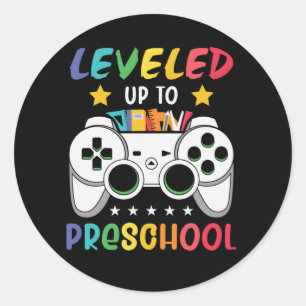 Sticker Rond Niveau Supérieur À L'école Maternelle Cadeau De Je