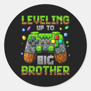 Sticker Rond Niveau supérieur pour grand frère pour les jeux de