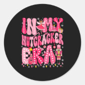 Sticker Rond Nk Nutcracker Squad In My Nutcracker Era Nk Christ (Devant)