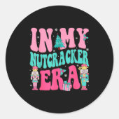 Sticker Rond Nk Nutcracker Squad In My Nutcracker Era Nk Christ (Devant)
