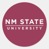 Sticker Rond NM State University (Devant)