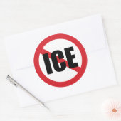 Sticker Rond No ICE (Enveloppe)