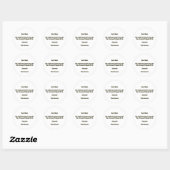 Sticker Rond Noah (Feuille)