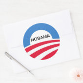 STICKER ROND NOBAMA (Enveloppe)