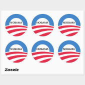 STICKER ROND NOBAMA (Feuille)