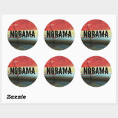 STICKER ROND NOBAMA (Feuille)