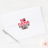 Sticker Rond Nobama garde le changement (Enveloppe)