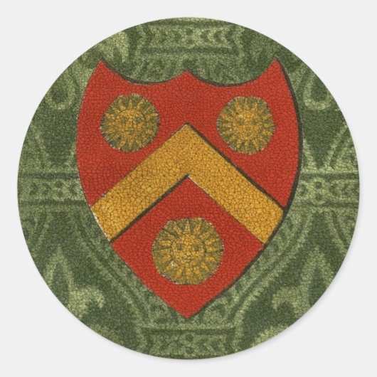 Sticker Rond Noble Crest V (Devant)