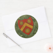 Sticker Rond Noble Crest V (Enveloppe)