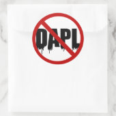 Sticker Rond #NoDAPL (Sac)