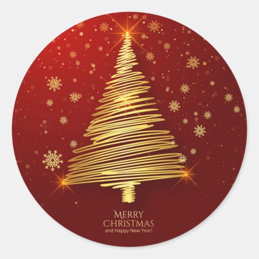 Sticker Rond Noël (Devant)